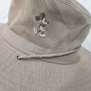 DisneyParks Womens Beige Hat Mickey Mouse Adjustable 59cm